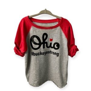 ❤️ Ohio Buckeye Strong ❤️ Children’s Size 4
